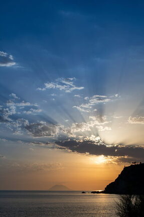 Capo Vaticano Mare Tramonto Stromboli di Ricadi