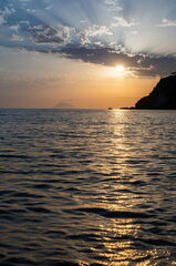 Capo Vaticano Mare Tramonto Stromboli di Ricadi