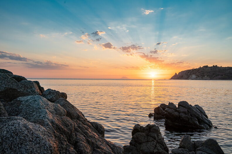 Capo Vaticano Mare Tramonto Stromboli di Ricadi