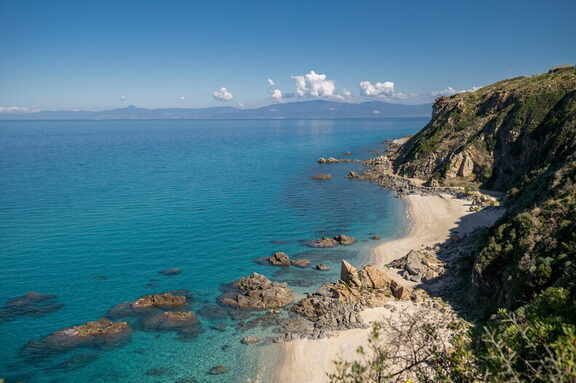 Spiaggia Paradiso Sub Mare Scogli di Zambrone