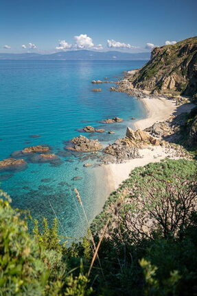 Spiaggia Paradiso Sub Mare Scogli di Zambrone